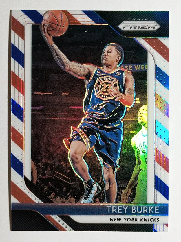 2018-19 Panini Prizm Prizms Red White and Blue #287 Trey Burke