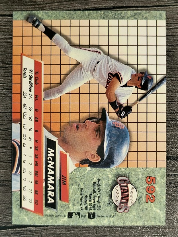1992 Ultra #592 Jim McNamara