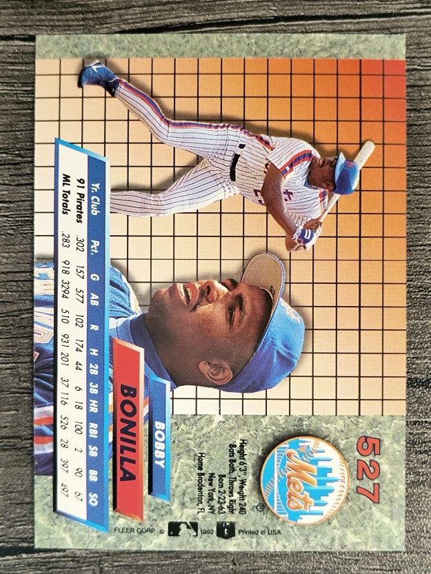 1992 Ultra #527 Bobby Bonilla