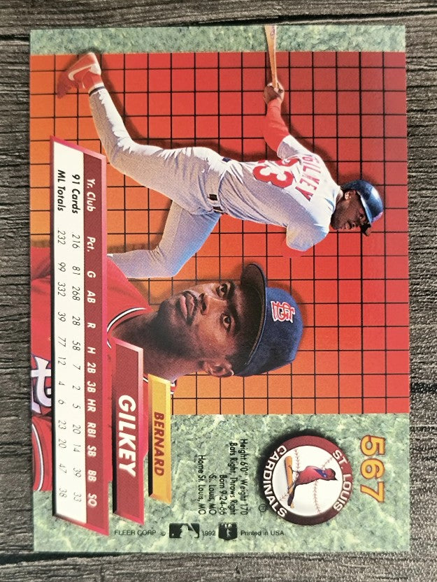 1992 Ultra #567 Bernard Gilkey