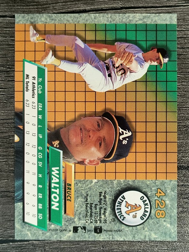 1992 Ultra #428 Bruce Walton