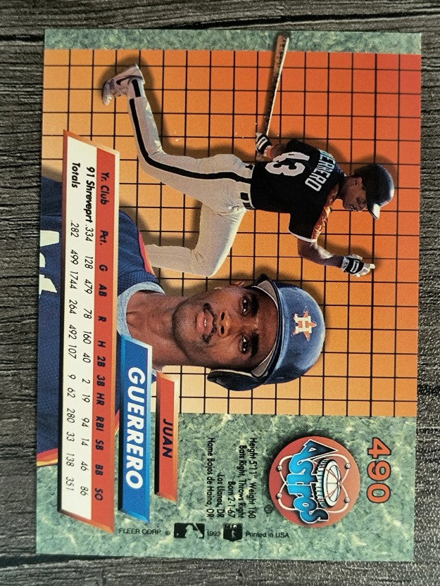 1992 Ultra #490 Juan Guerrero