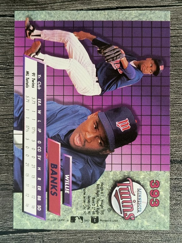 1992 Ultra #393 Willie Banks