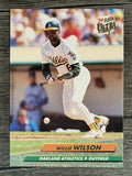 1992 Ultra #429 Willie Wilson