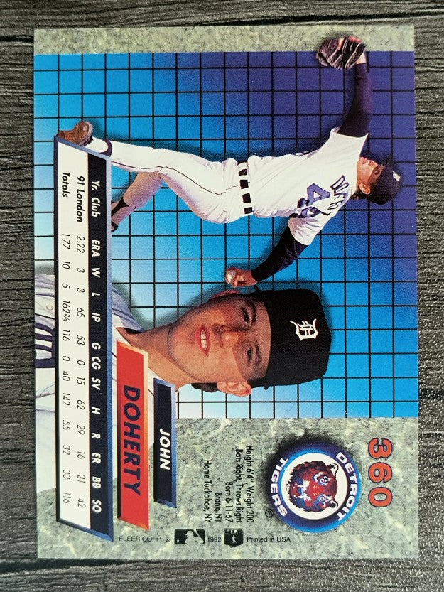 1992 Ultra #360 John Doherty RC