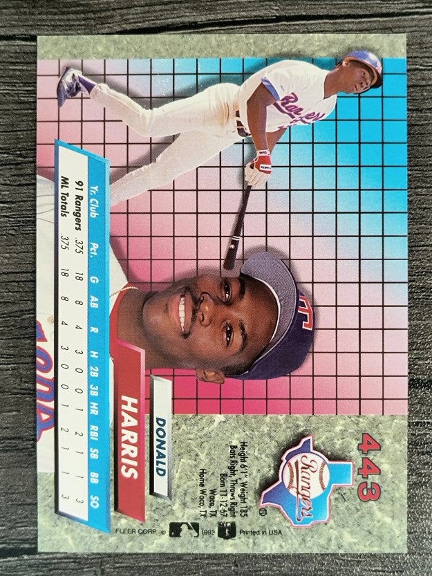 1992 Ultra #443 Donald Harris