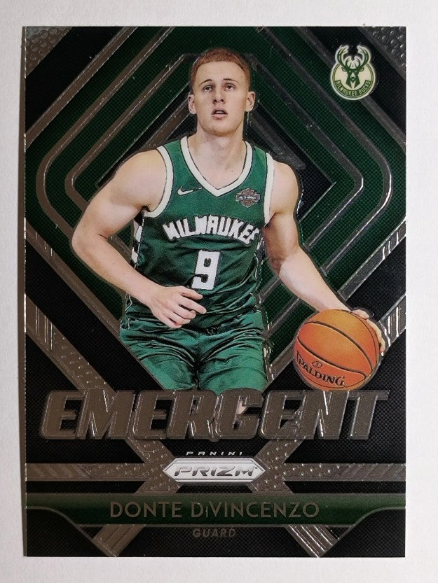 2018-19 Panini Prizm Emergent #17 Donte DiVincenzo