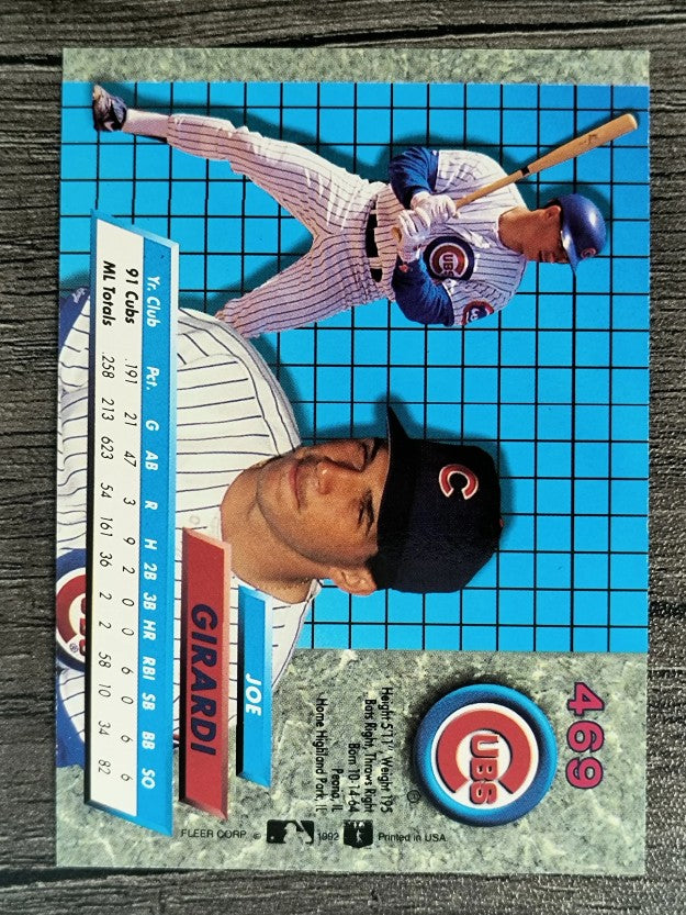 1992 Ultra #469 Joe Girardi