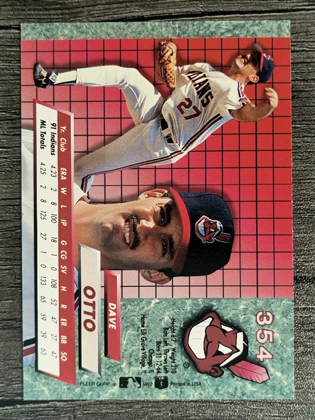 1992 Ultra #354 Dave Otto