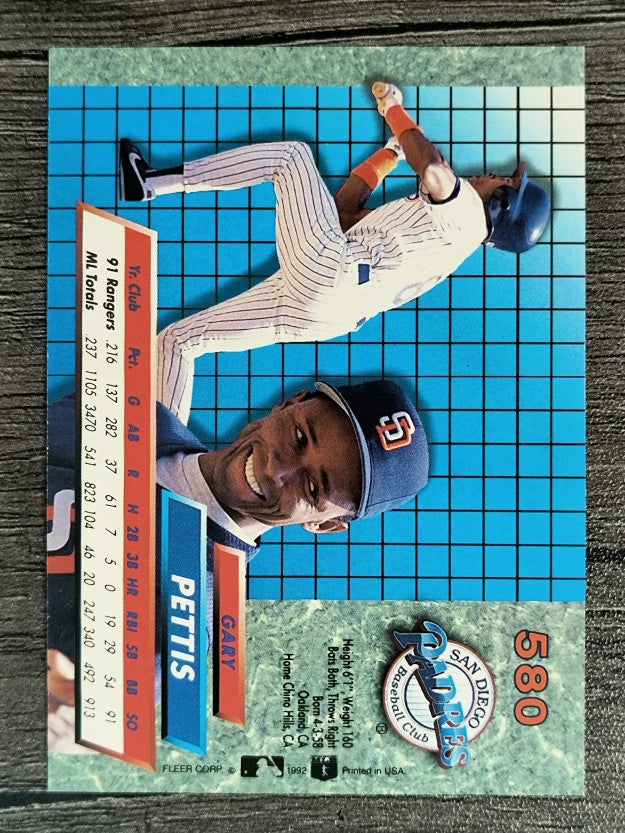 1992 Ultra #580 Gary Pettis