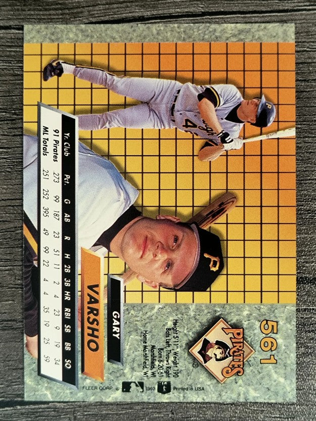 1992 Ultra #561 Gary Varsho