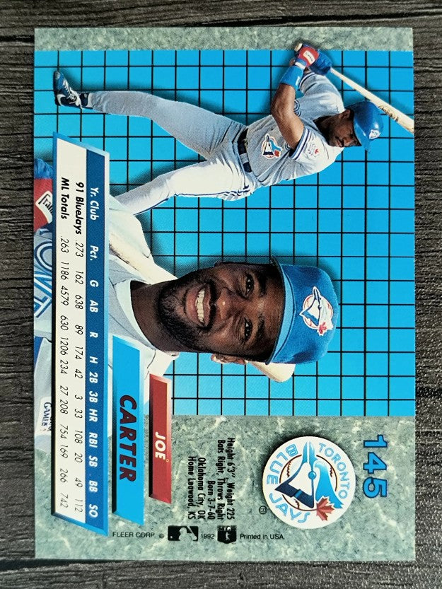 1992 Ultra #145 Joe Carter