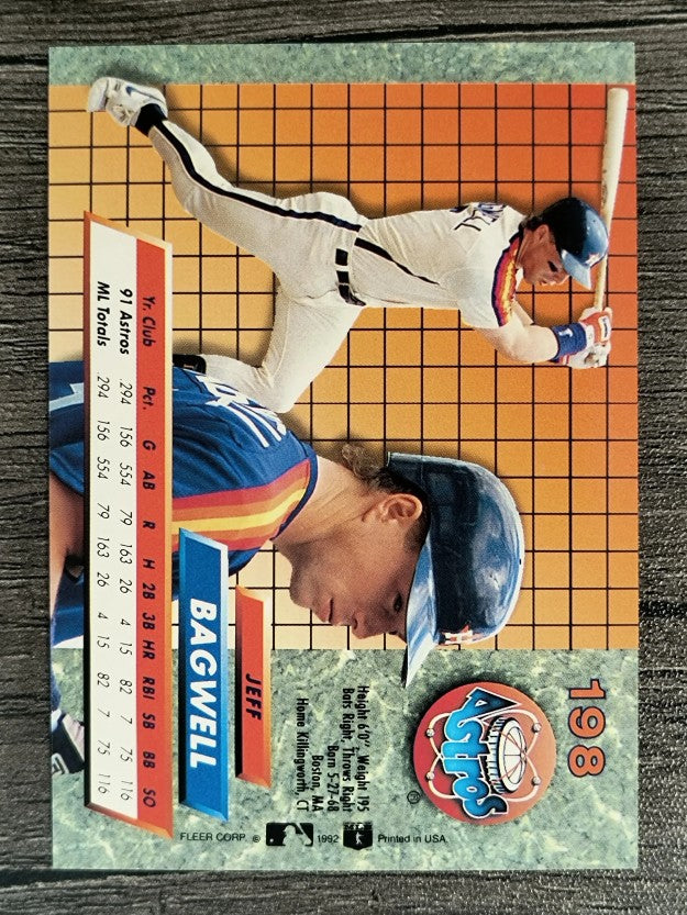 1992 Ultra #198 Jeff Bagwell