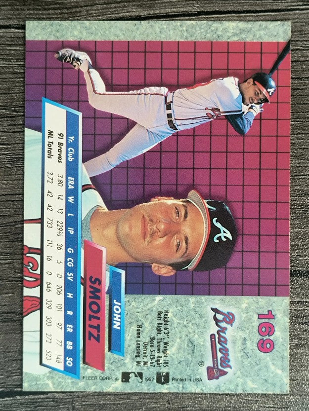 1992 Ultra #169 John Smoltz