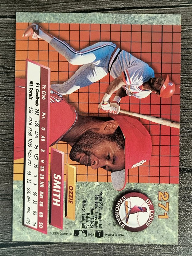 1992 Ultra #271 Ozzie Smith