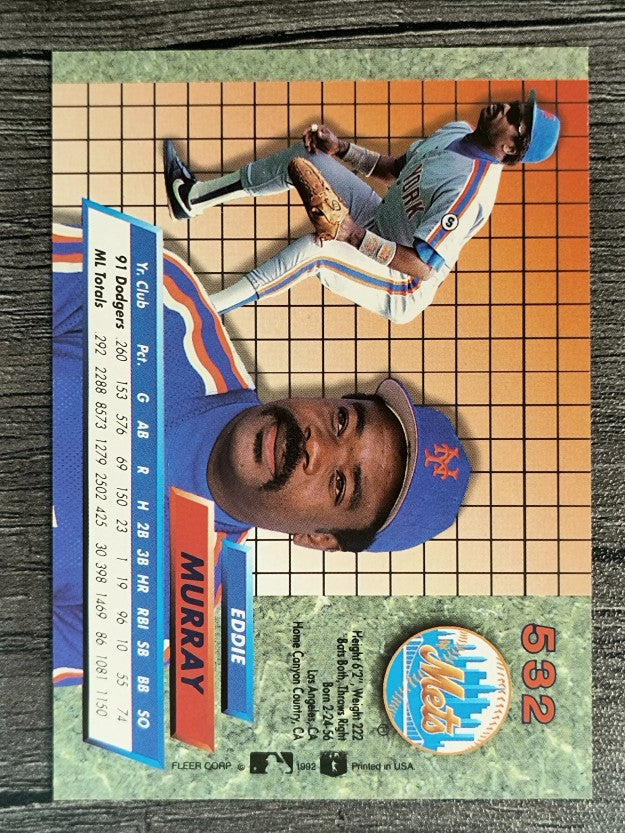 1992 Ultra #532 Eddie Murray