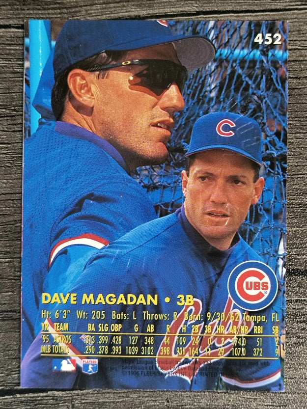 1996 Ultra Gold Medallion #452 Dave Magadan