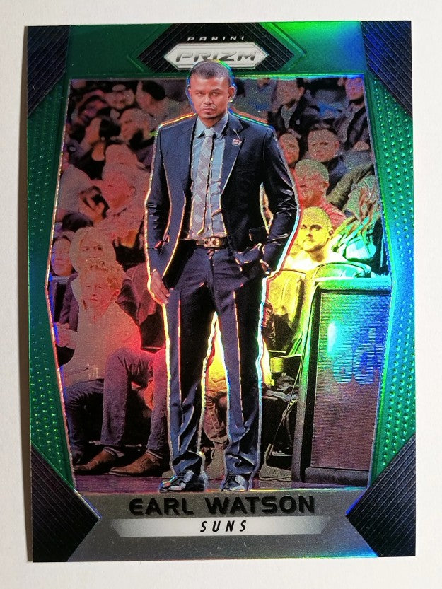2017-18 Panini Prizm Prizms Green #70 Earl Watson CO