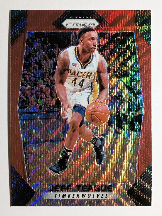 2017-18 Panini Prizm Prizms Ruby Wave #83 Jeff Teague