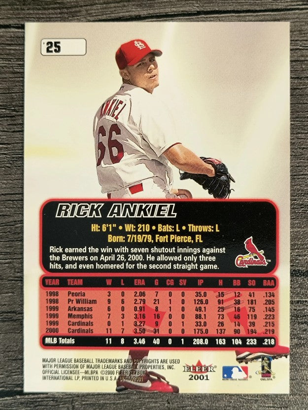 2001 Ultra #25 Rick Ankiel