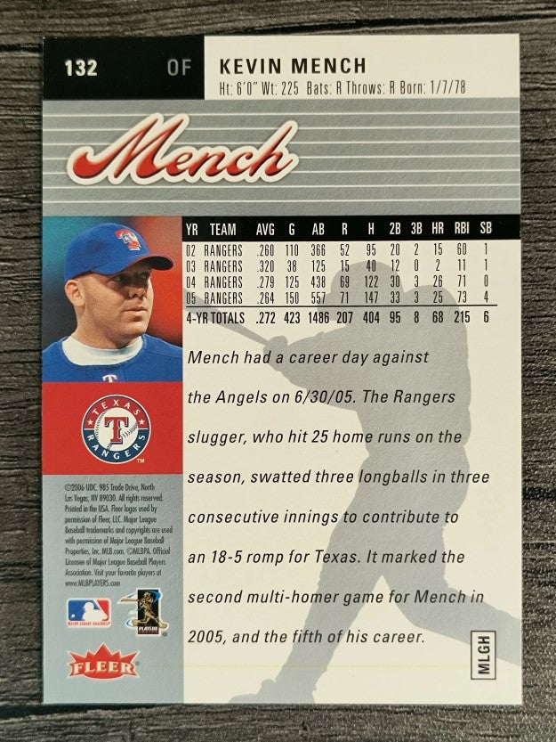 2006 Ultra #132 Kevin Mench