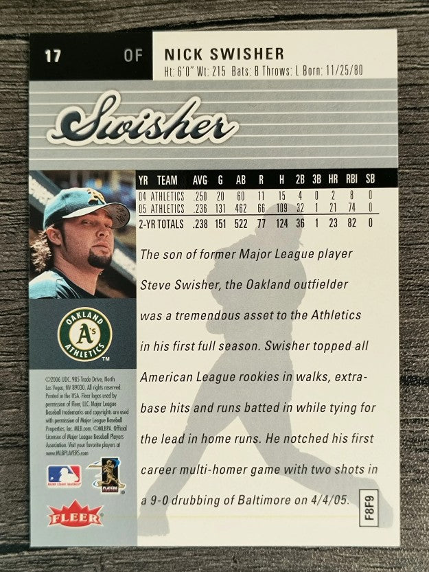 2006 Ultra #17 Nick Swisher