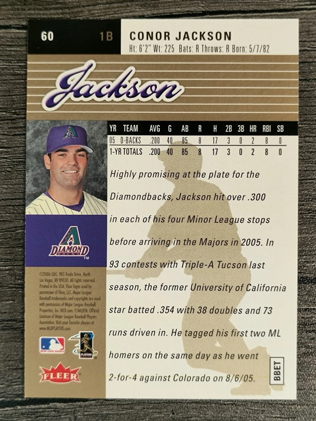 2006 Ultra Gold Medallion #60 Conor Jackson