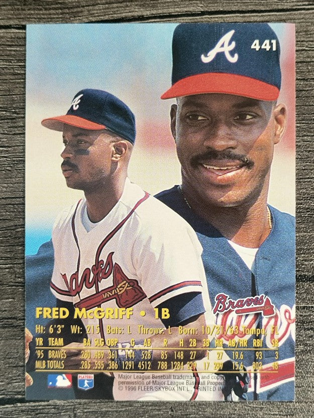 1996 Ultra #441 Fred McGriff