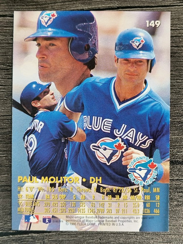 1996 Ultra #149 Paul Molitor