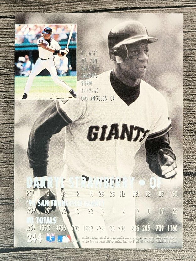 1995 Ultra #244 Darryl Strawberry