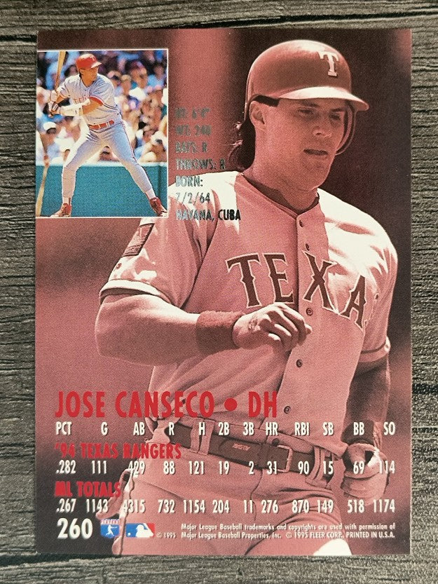 1995 Ultra #260 Jose Canseco