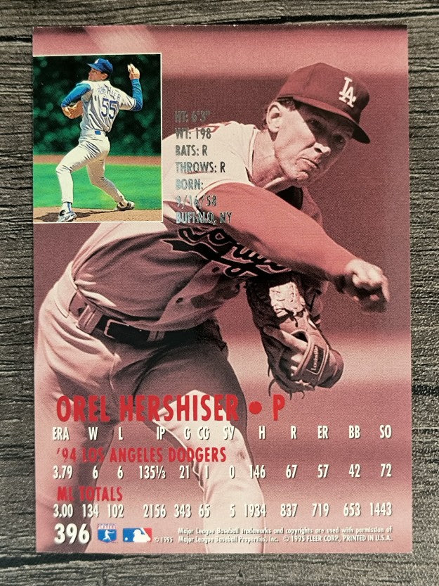 1995 Ultra #396 Orel Hershiser