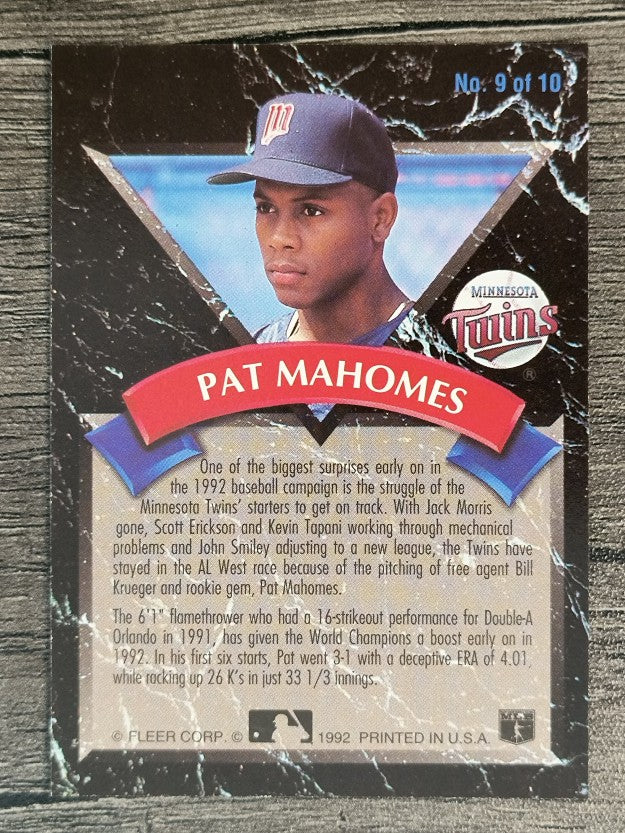 1992 Ultra All-Rookies #9 Pat Mahomes