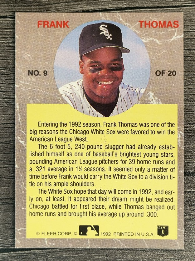 1992 Ultra All-Stars #9 Frank Thomas