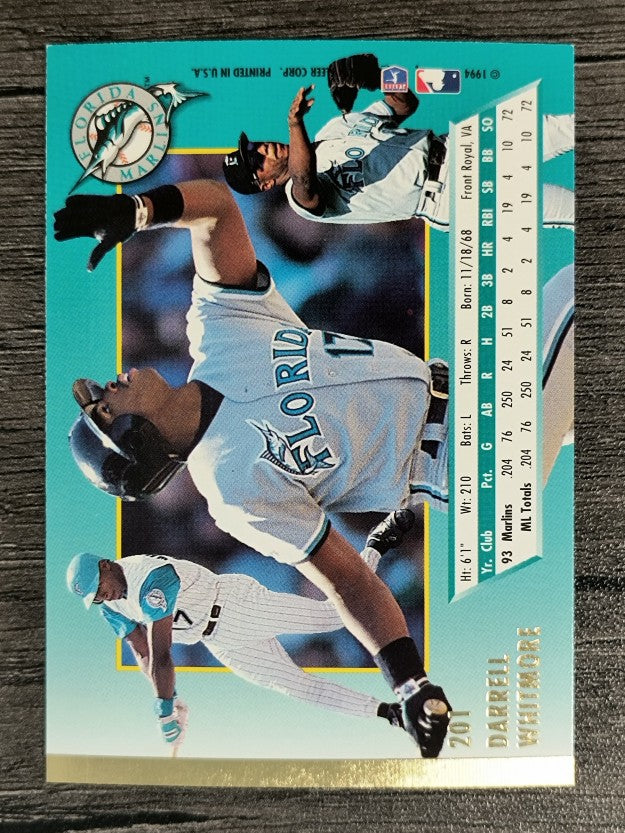1994 Ultra #201 Darrell Whitmore