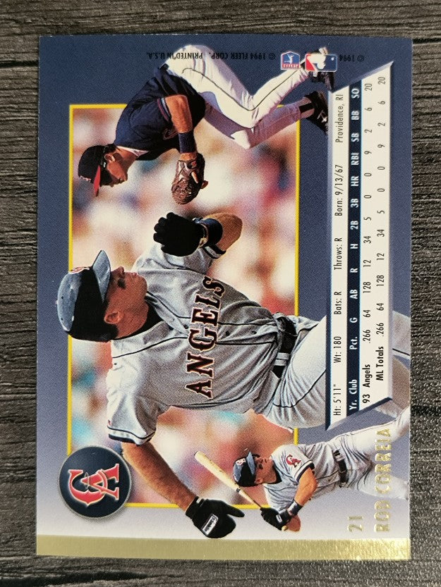 1994 Ultra #21 Rod Correia