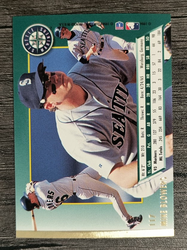 1994 Ultra #117 Mike Blowers