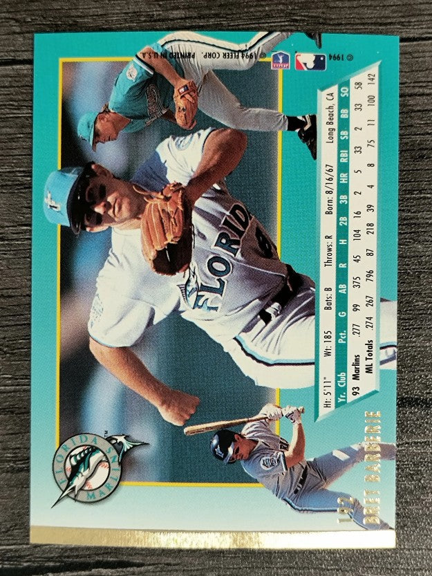 1994 Ultra #192 Bret Barberie