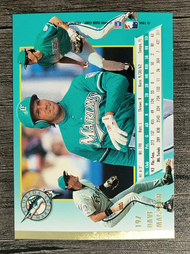 1994 Ultra #197 Dave Magadan
