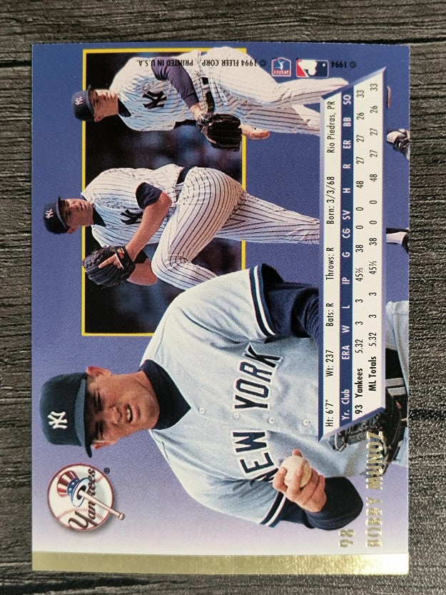 1994 Ultra #98 Bobby Munoz
