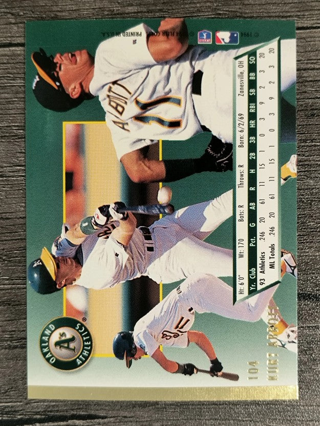 1994 Ultra #104 Kurt Abbott RC