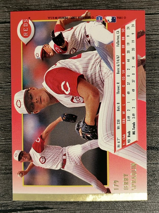 1994 Ultra #179 Jerry Spradlin RC