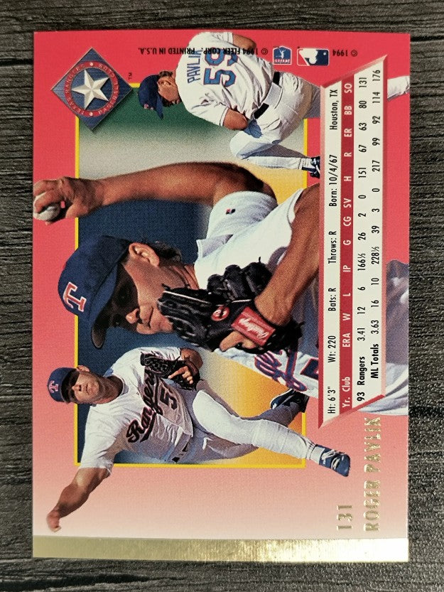 1994 Ultra #131 Roger Pavlik