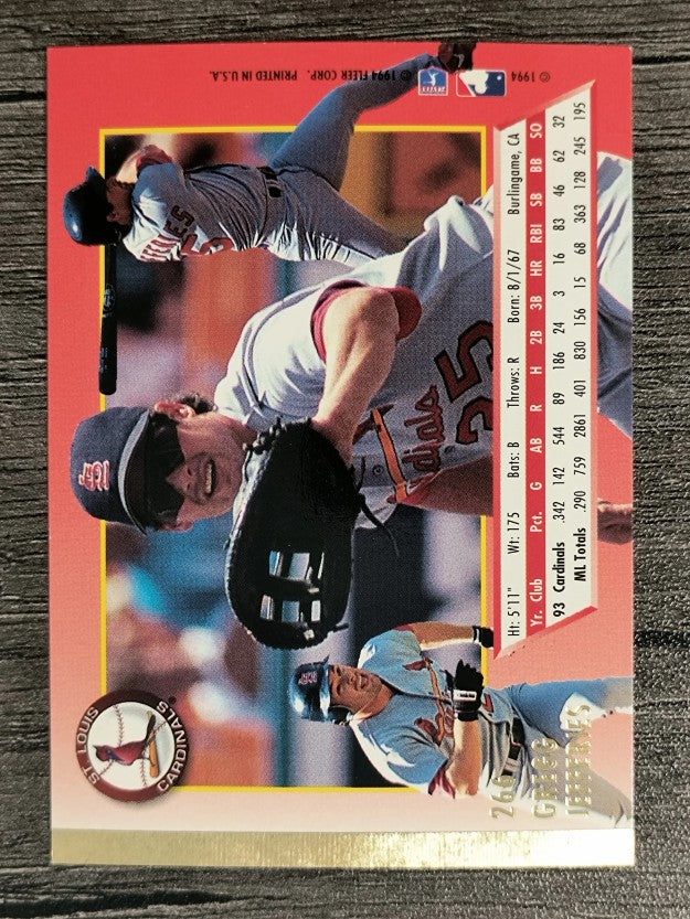 1994 Ultra #266 Gregg Jefferies