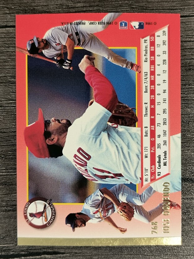 1994 Ultra #268 Jose Oquendo