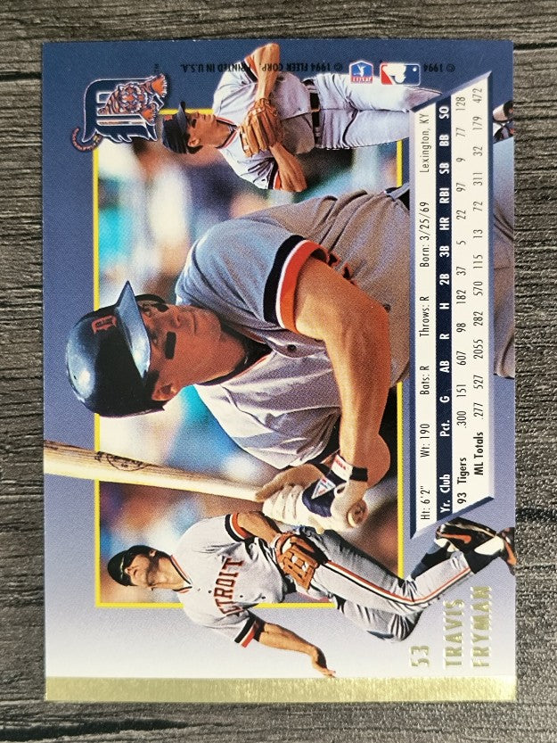 1994 Ultra #53 Travis Fryman