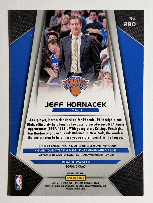 2017-18 Panini Prizm Prizms Hyper #280 Jeff Hornacek CO