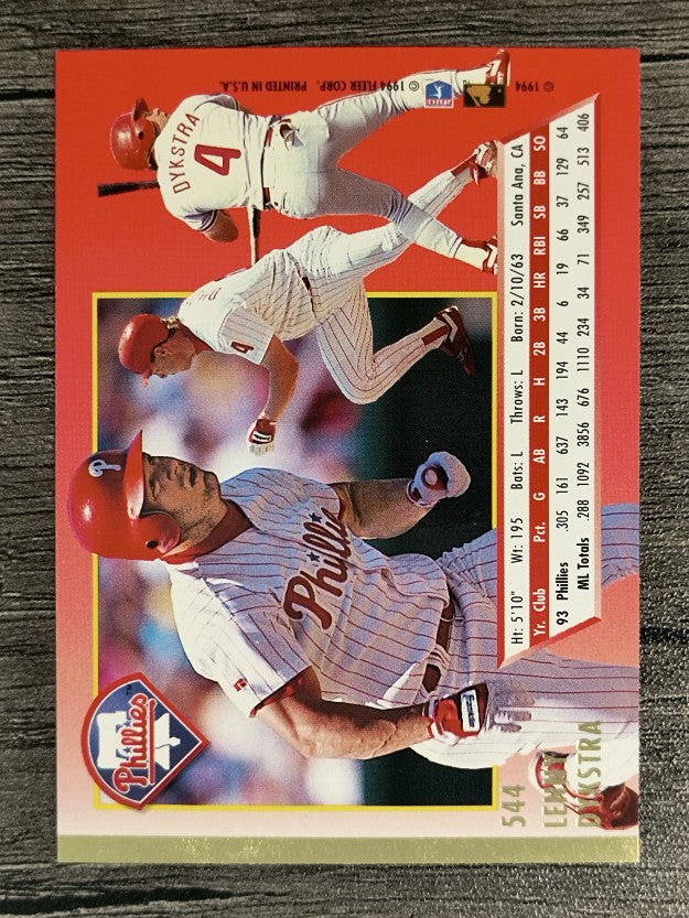 1994 Ultra #544 Lenny Dykstra