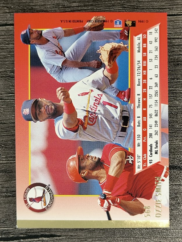 1994 Ultra #568 Ozzie Smith