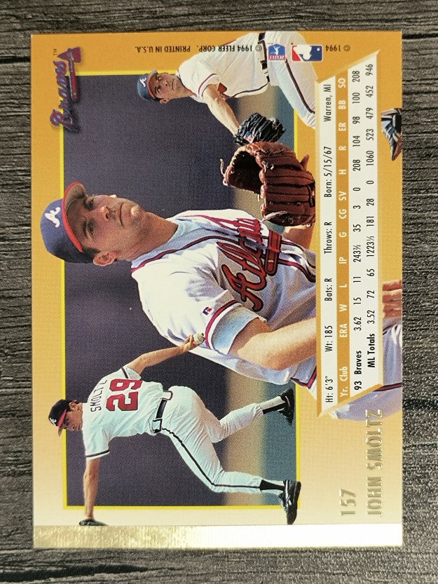 1994 Ultra #157 John Smoltz